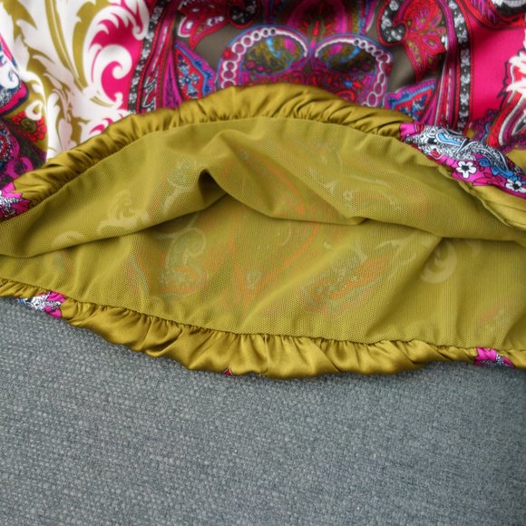 Green Silk Dress - Picture 3 of 11